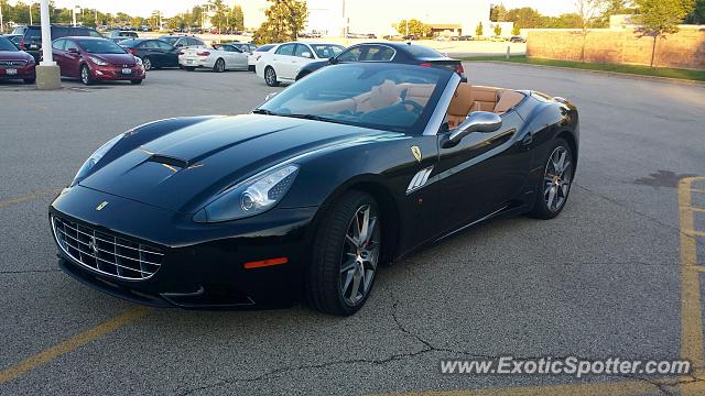 Ferrari California spotted in Deerfield, Illinois