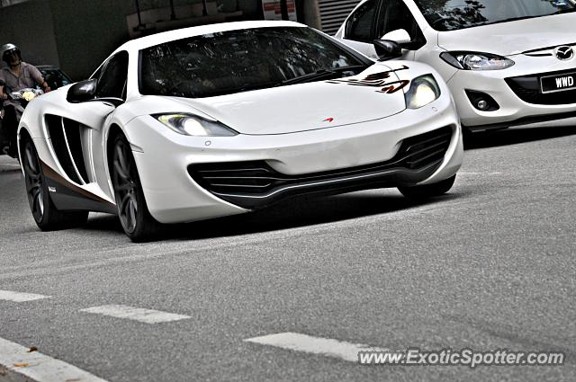 Mclaren MP4-12C spotted in Bukit Bintang KL, Malaysia