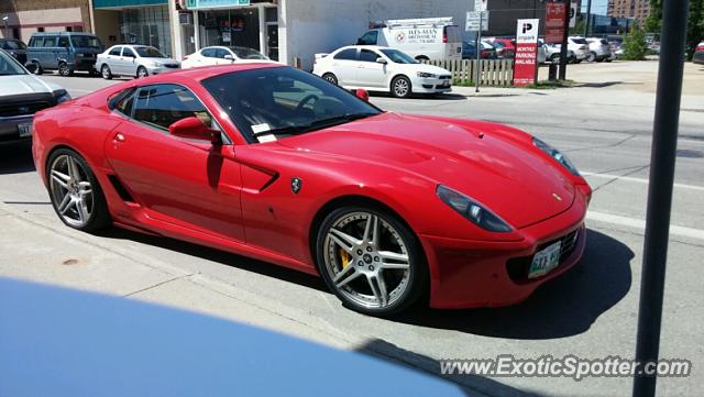 Ferrari 599GTB spotted in Winnipeg, Canada