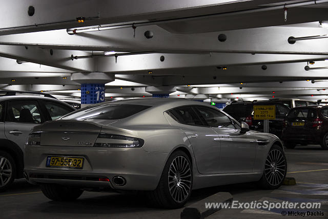 Aston Martin Rapide spotted in Tel Aviv, Israel