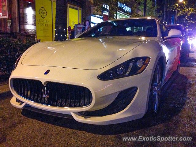 Maserati GranTurismo spotted in Bethesda, Maryland