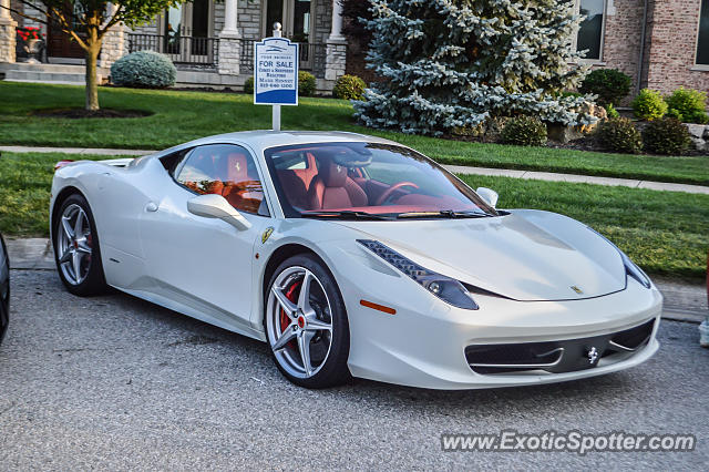 Ferrari 458 Italia spotted in Cincinnati, Ohio