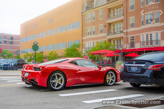 Ferrari 458 Italia spotted in Birmingham, Michigan