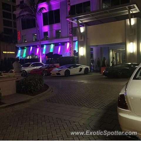 Lamborghini Aventador spotted in Fort Lauderdale, Florida