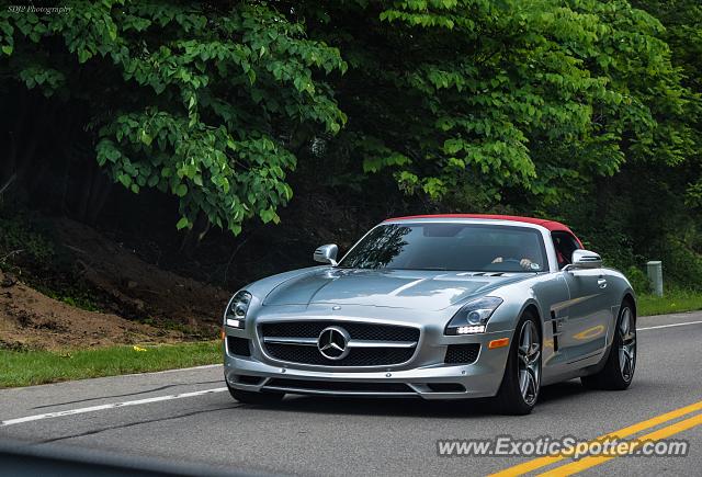 Mercedes SLS AMG spotted in Pittsford, New York