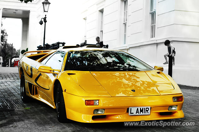 Lamborghini Diablo spotted in London, United Kingdom