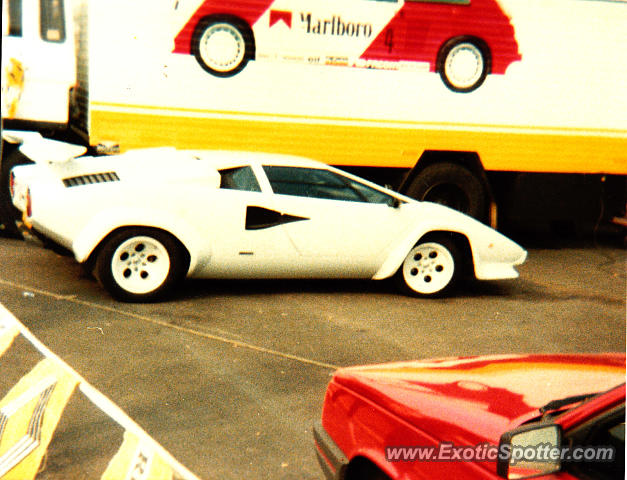 Lamborghini Countach spotted in Zandvoort, Netherlands