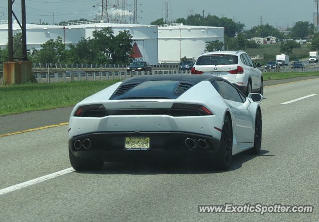 Lamborghini Huracan spotted in Newark, New Jersey