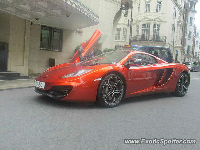 Mclaren MP4-12C spotted in London, United Kingdom