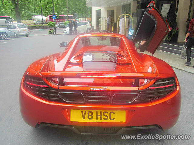 Mclaren MP4-12C spotted in London, United Kingdom