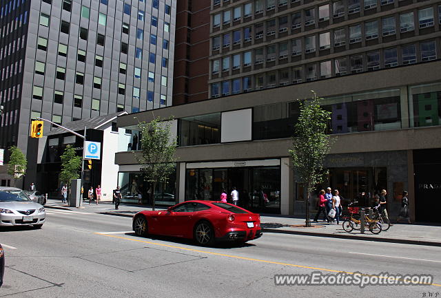 Ferrari F12 spotted in Toronto, Canada