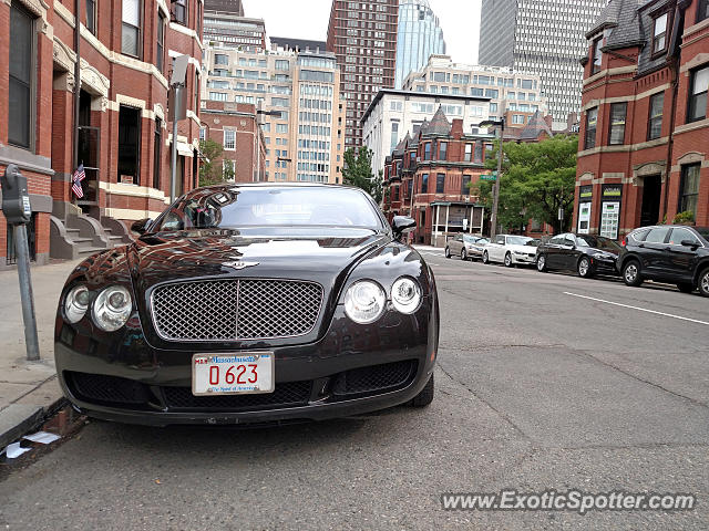 Bentley Continental spotted in Boston, Massachusetts