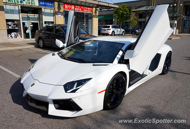 Lamborghini Aventador spotted in Vancouver, Canada