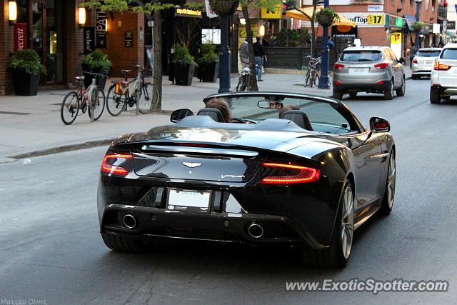 Aston Martin Vanquish spotted in Toronto, Canada