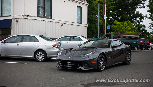 Ferrari F12 spotted in Greenwich, Connecticut