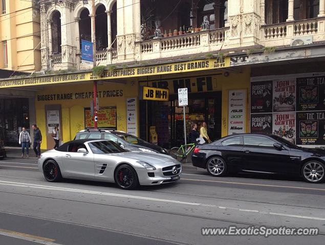 Mercedes SLS AMG spotted in Sydney, Australia