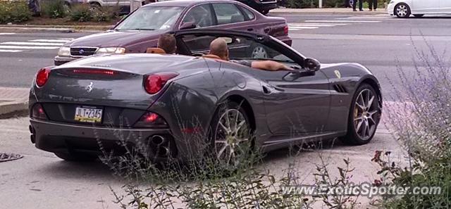 Ferrari California spotted in Philadelphia, Pennsylvania