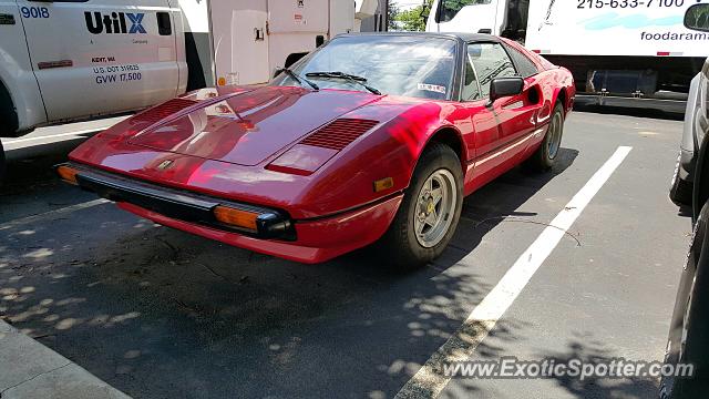 Ferrari 308 spotted in Fairless Hills, Pennsylvania