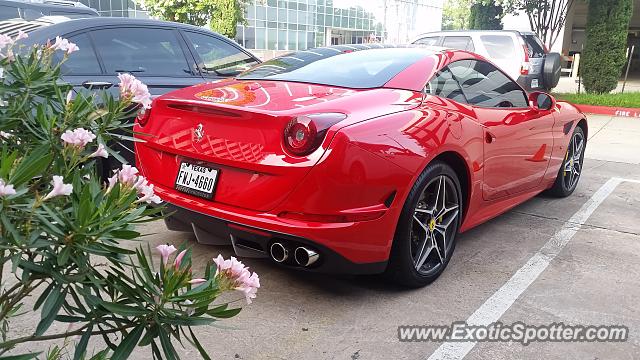 Ferrari California spotted in Houston, Texas