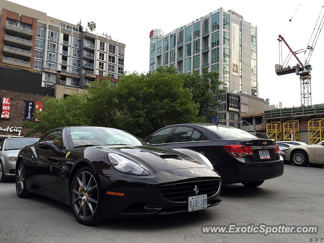 Ferrari California spotted in Toronto, Canada