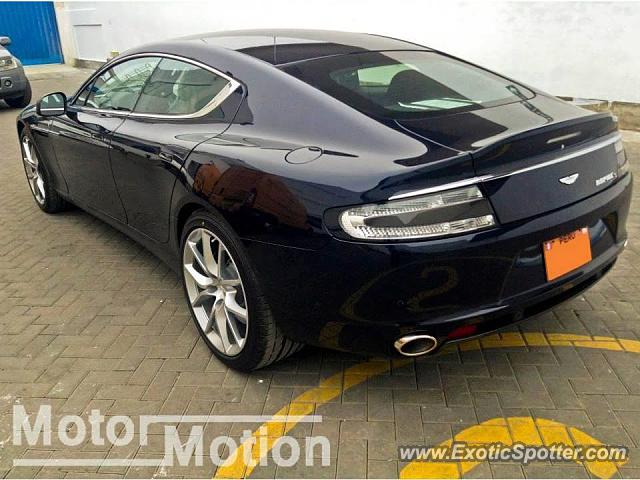 Aston Martin Rapide spotted in Lima, Peru