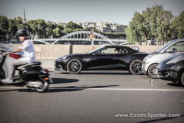 Aston Martin Vanquish spotted in Paris, France