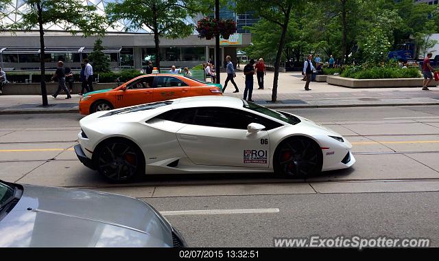 Lamborghini Huracan spotted in Toronto, Canada