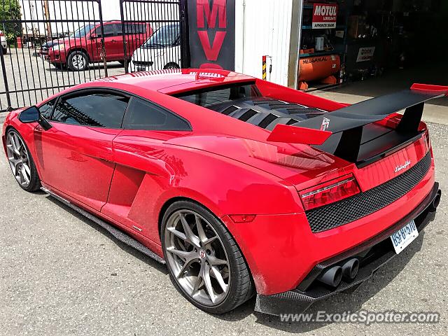 Lamborghini Gallardo spotted in Toronto, Canada