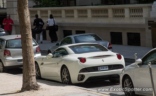 Ferrari California spotted in Paris, France