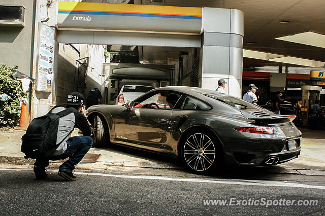 Porsche 911 Turbo spotted in São Paulo, Brazil