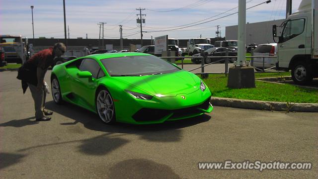 Lamborghini Huracan spotted in Québec, Canada