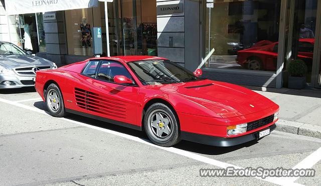 Ferrari Testarossa spotted in Zurich, Switzerland