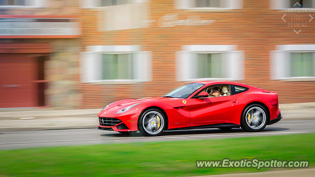 Ferrari F12 spotted in Birmingham, Michigan