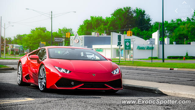 Lamborghini Huracan spotted in Birmingham, Michigan