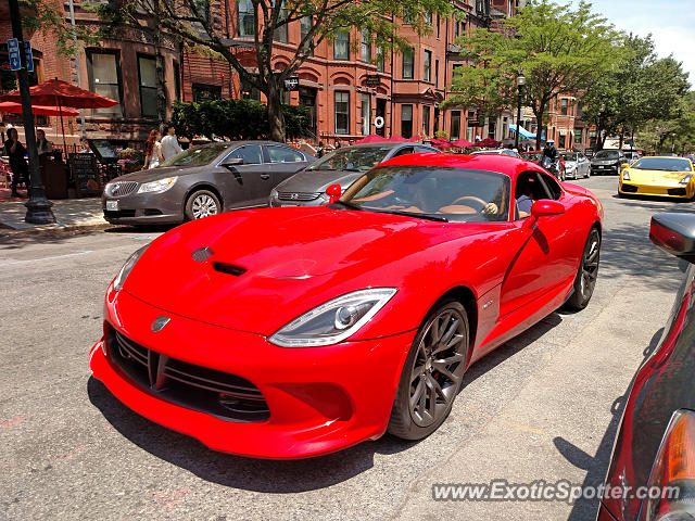 Dodge Viper spotted in Boston, Massachusetts