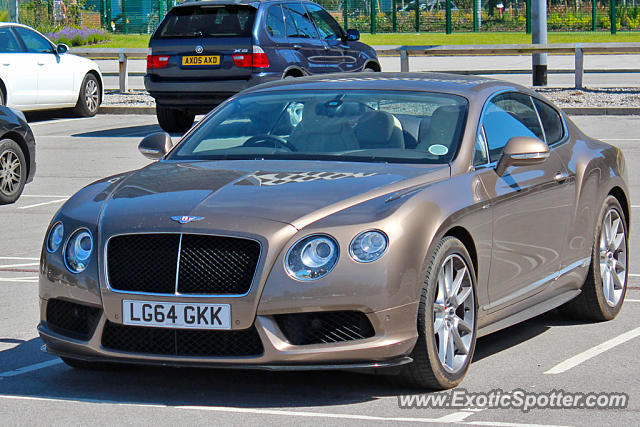 Bentley Continental spotted in Manchester, United Kingdom