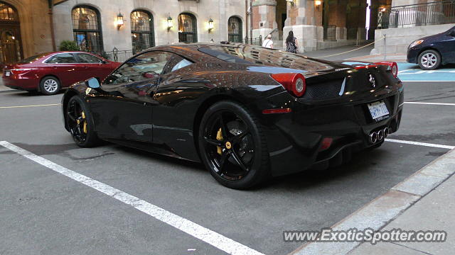 Ferrari 458 Italia spotted in Québec, Canada