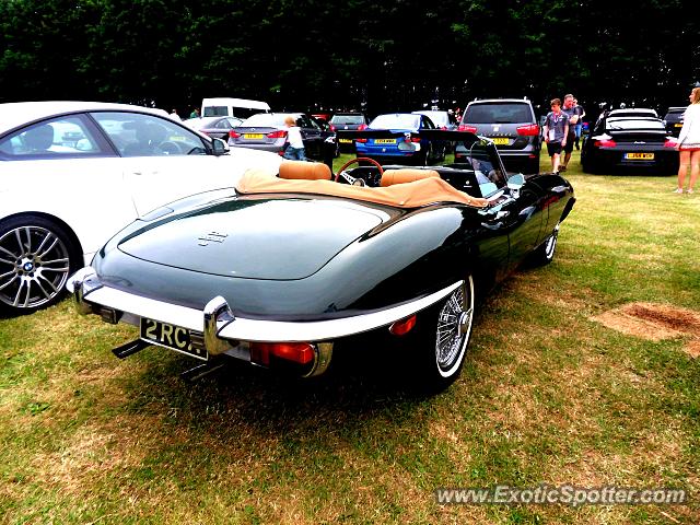 Jaguar E-Type spotted in Silverstone, United Kingdom