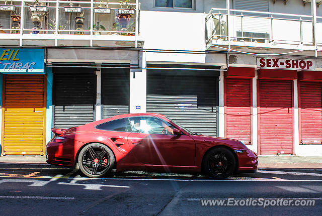 Porsche 911 Turbo spotted in REUNION ISLAND, France