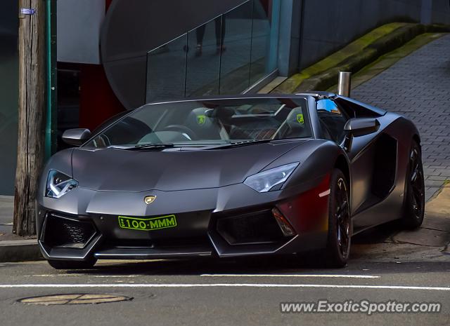 Lamborghini Aventador spotted in Sydney, Australia