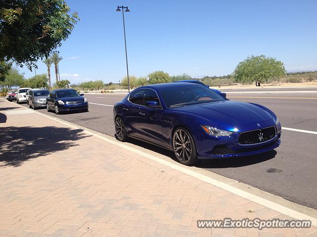 Maserati Ghibli spotted in City of Surprise, Arizona