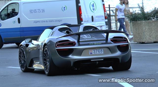 Porsche 918 Spyder spotted in Monte Carlo, Monaco