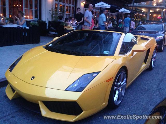 Lamborghini Gallardo spotted in Manhattan, New York