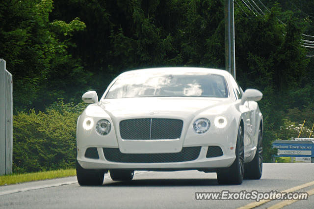 Bentley Continental spotted in Cashiers, North Carolina