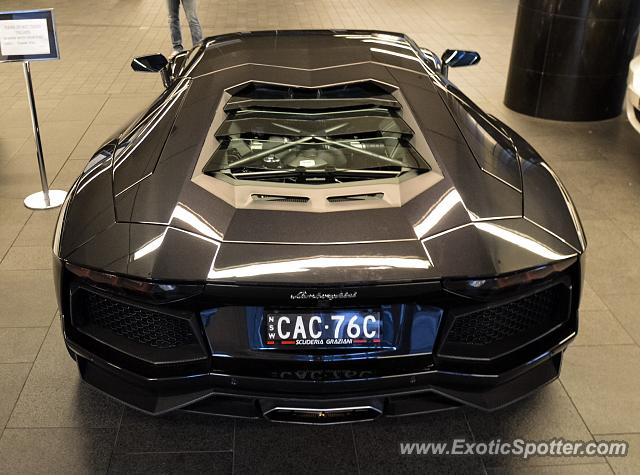 Lamborghini Aventador spotted in Sydney, Australia