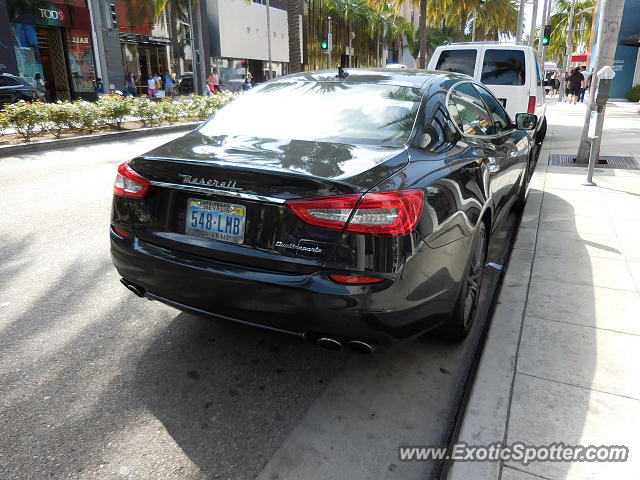 Maserati Quattroporte spotted in Beverly Hills, California