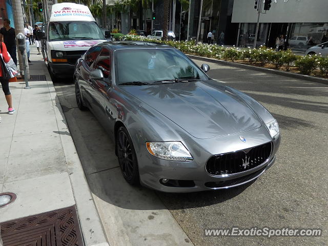 Maserati Quattroporte spotted in Beverly Hills, California