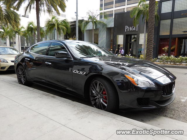 Maserati Quattroporte spotted in Beverly Hills, California