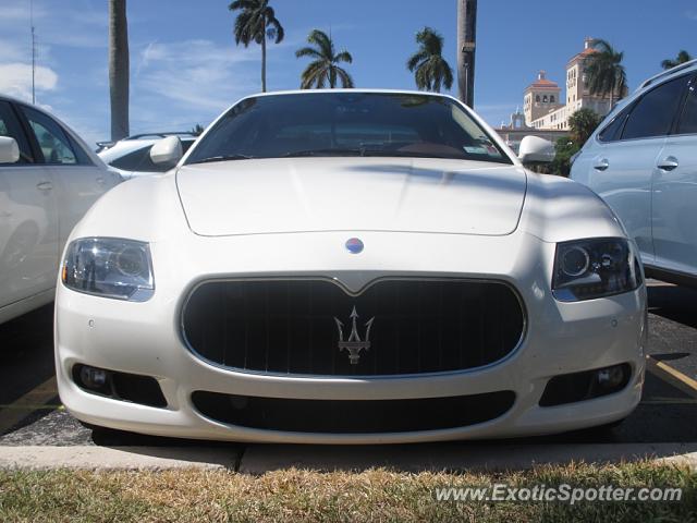 Maserati Quattroporte spotted in West Palm Beach, Florida