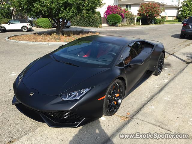 Lamborghini Huracan spotted in San Mateo, California